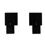 Chrome Bathroom Shower / Bath Mixer Tap Set Electroplated Matte Black Finish