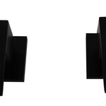 Chrome Bathroom Shower / Bath Mixer Tap Set Electroplated Matte Black Finish