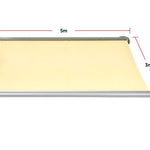 5.0m x 3.0m Retractable Folding Arm Awning Heavy Duty Full Cassette Motorised