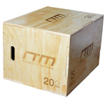 3 IN 1 Wood Plyo Games Plyometric Jump Box
