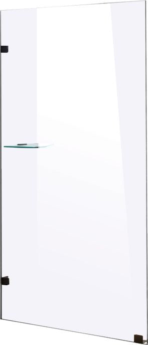 900 x 2100mm Frameless 10mm Safety Glass Shower Screen