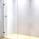 800 x 2000mm Frameless 10mm Safety Glass Shower Screen