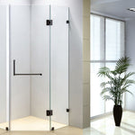 900 x 900mm Frameless 10mm Glass Shower Screen By Della Francesca