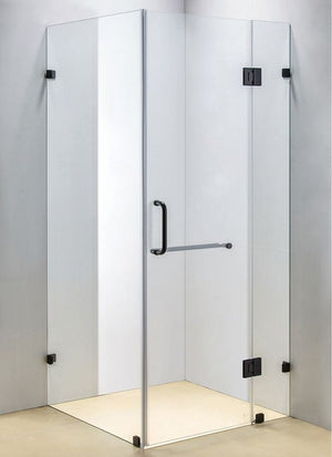 900 x 900mm Frameless 10mm Glass Shower Screen By Della Francesca