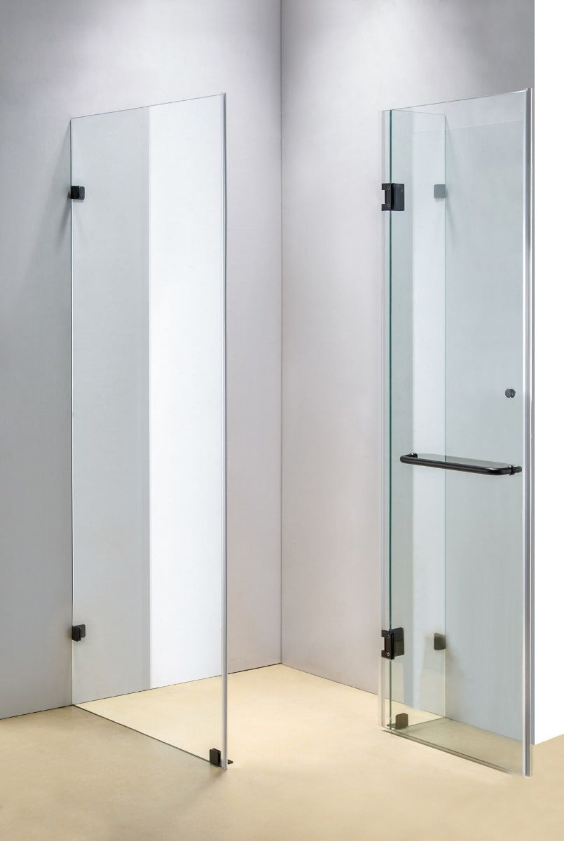 900 x 900mm Frameless 10mm Glass Shower Screen By Della Francesca