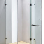 1000 x 1000mm Frameless 10mm Glass Shower Screen By Della Francesca