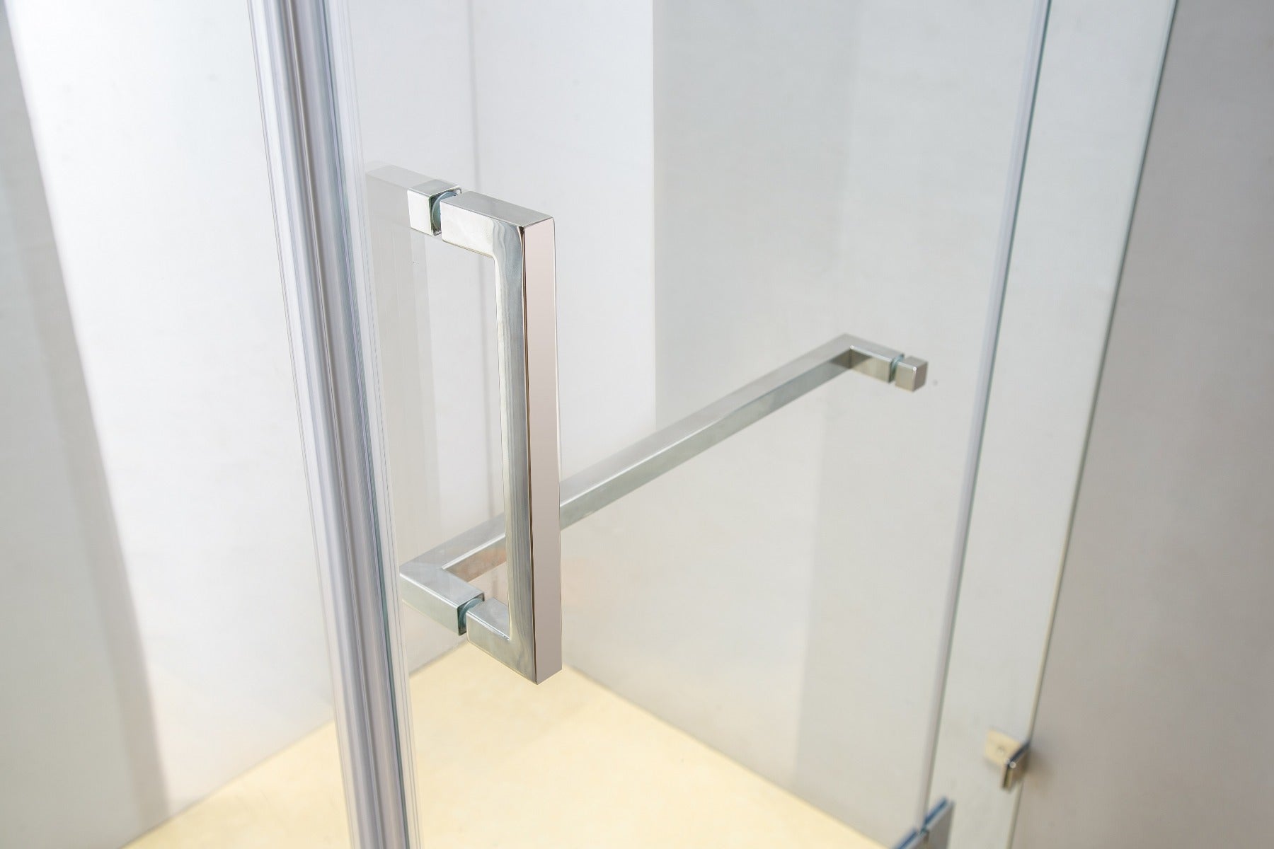 1000 x 1000mm Frameless 10mm Glass Shower Screen By Della Francesca