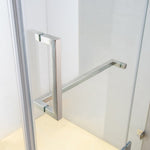1000 x 1000mm Frameless 10mm Glass Shower Screen By Della Francesca