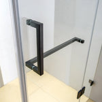 1200 x 900mm Frameless 10mm Glass Shower Screen By Della Francesca
