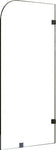 700 x 1450mm Frameless Bath Panel 10mm Glass Shower Screen By Della Francesca