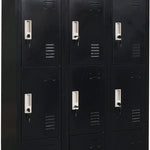 12 Door Locker - Office/Gym - Black