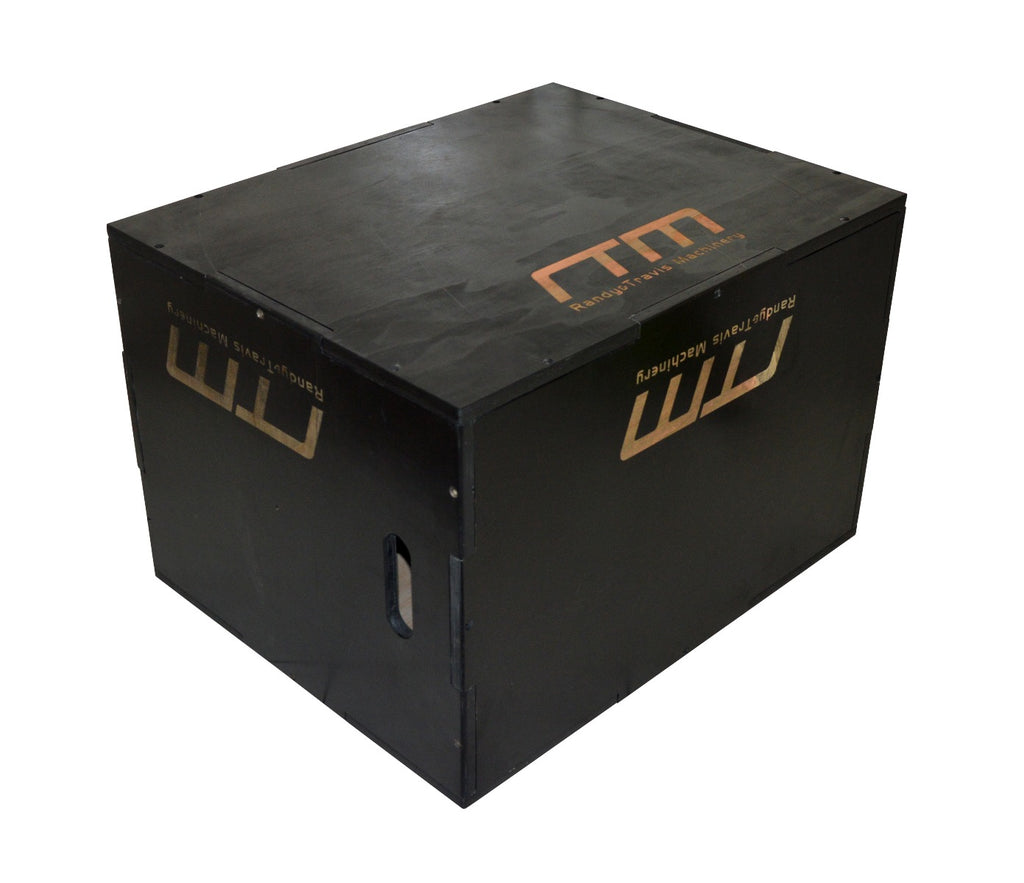 3 IN 1 Black Wood Plyo Games Plyometric Jump Box