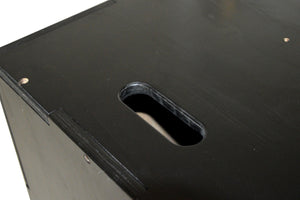 3 IN 1 Black Wood Plyo Games Plyometric Jump Box