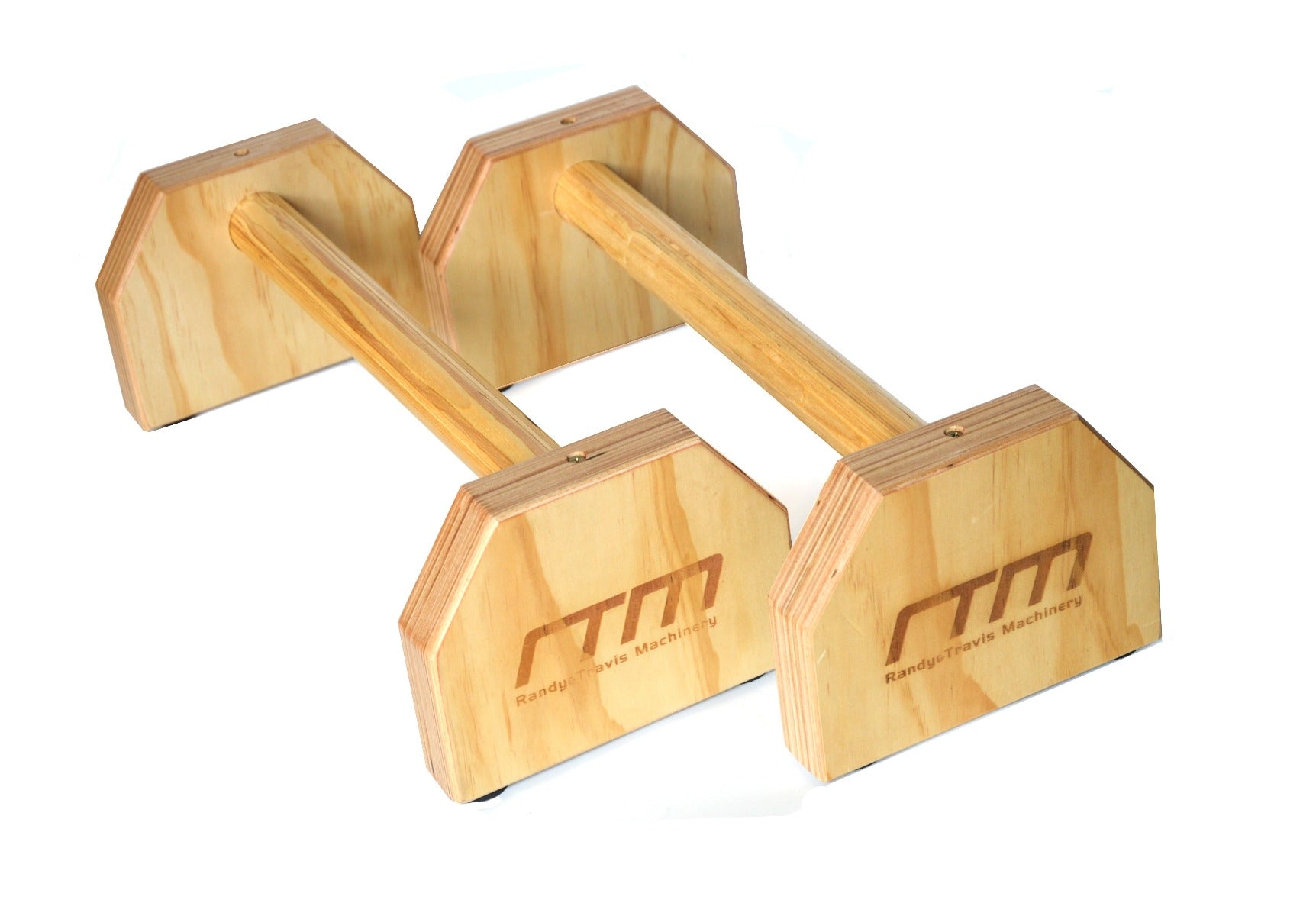 Wooden Parallette Bars Push Up & Dip Workouts