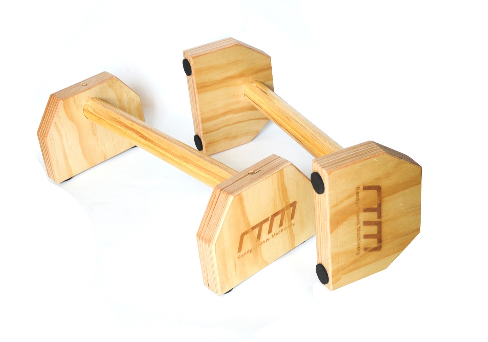 Wooden Parallette Bars Push Up & Dip Workouts