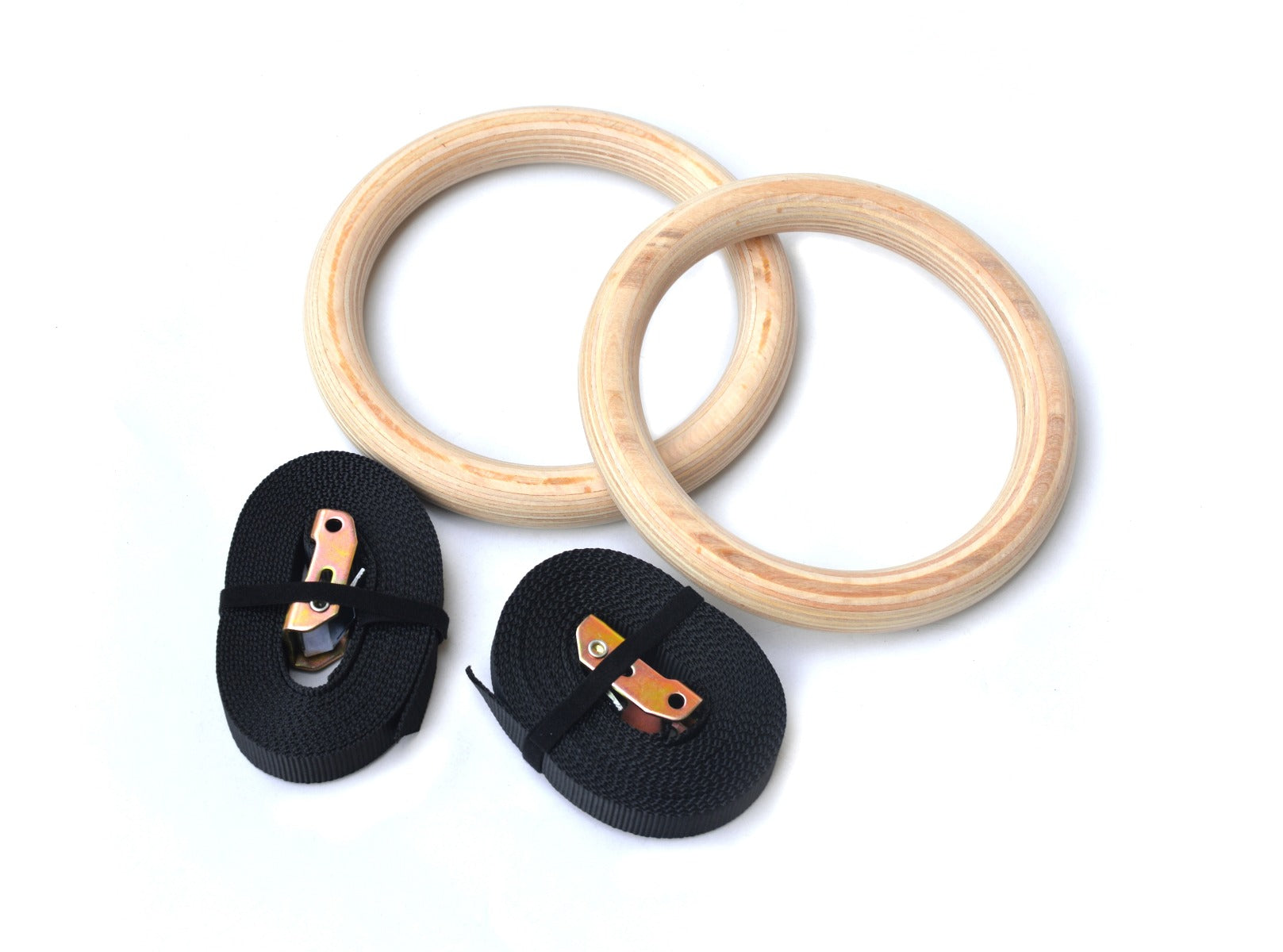 Wooden Gymnastic Rings Olympic Gym Strength Training