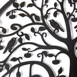 Black Tree of Life Wall Art Hanging Metal Iron Sculpture Garden 60cm
