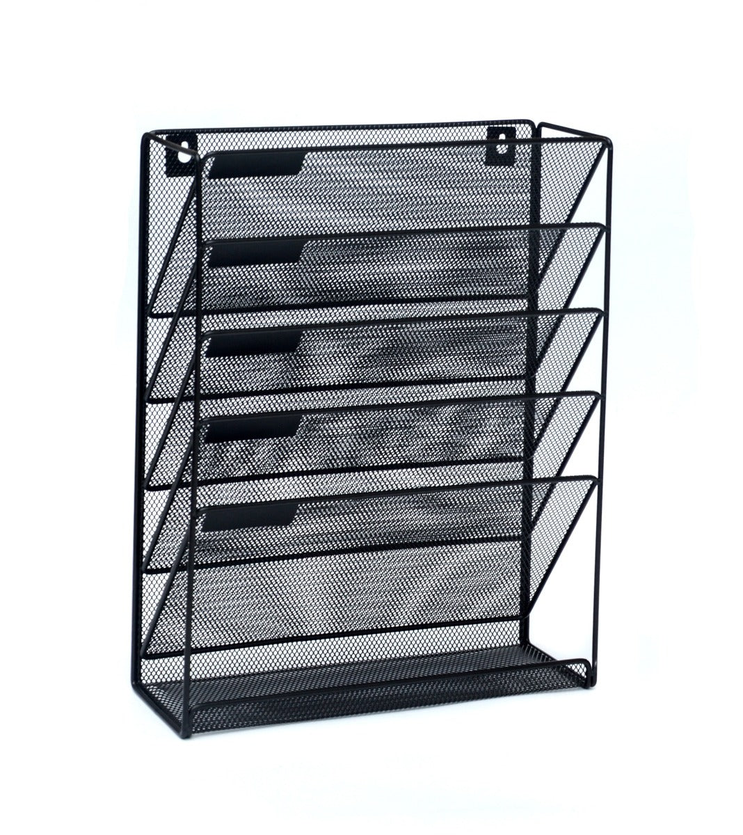 Wall Mount 6 Pocket Hanging File Sorter Organizer Folder Holder Rack Storage