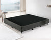 Palermo King Ensemble Bed Base Platinum Graphite Linen Fabric