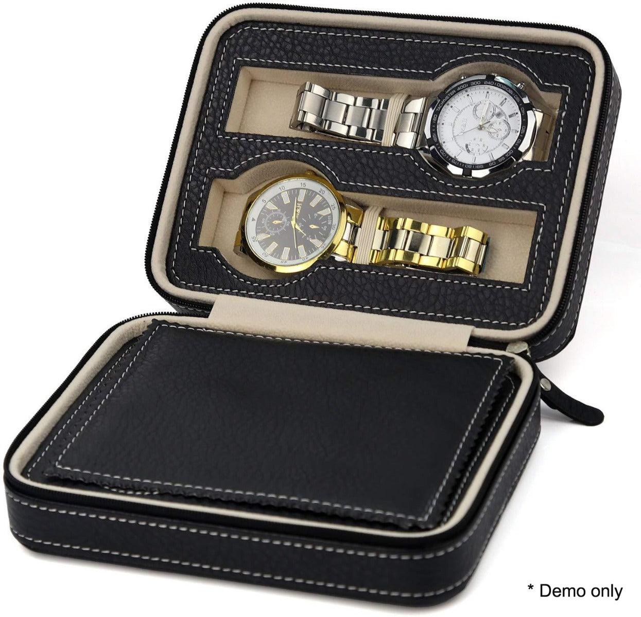 Watch Box Display Travel Case PU Leather