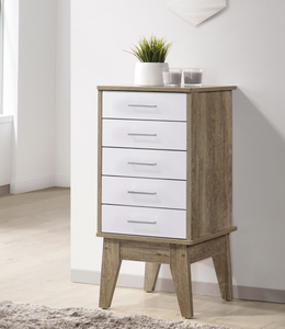 Slimboy 5 chest of drawers Oak