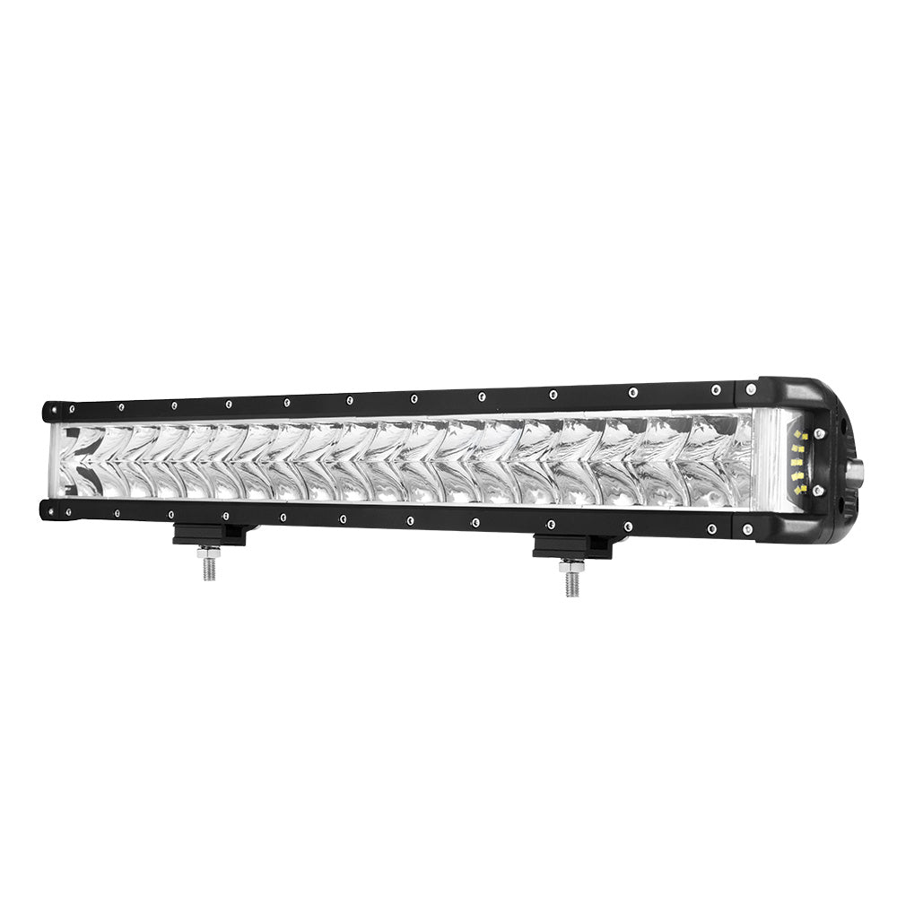 22Inch Led Light Bar Cree Spot Flood Combo Side Shooter Offroad Driving 4X4