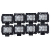 8X 4inch CREE LED Work Light Bar Flood Beam Offroad Lamp Save On 35W/45W Reverse