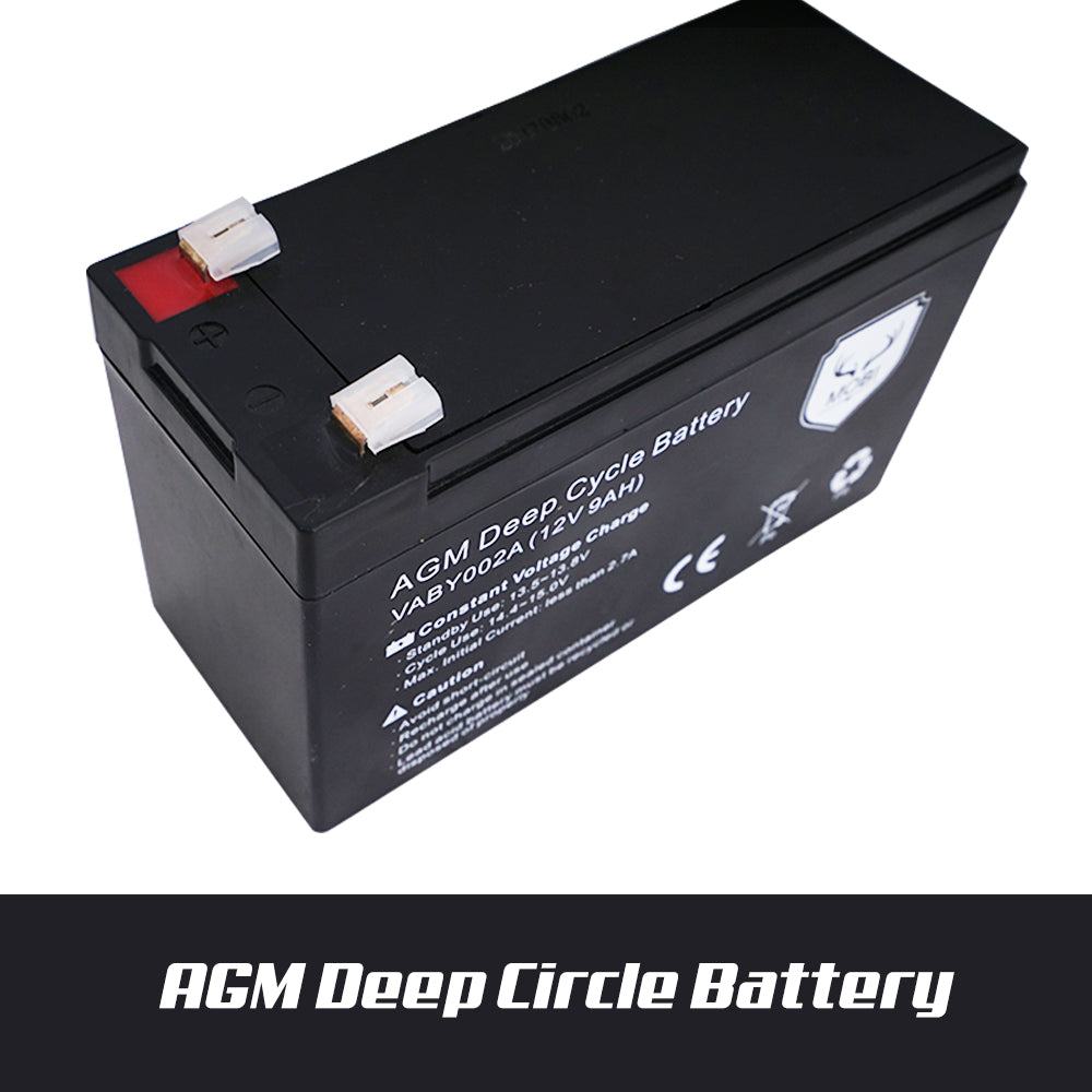 12V 9AH AMP Hour Battery AGM SLA Deep Cycle Dual Fridge Solar Power 12 VOLT