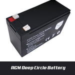 12V 9AH AMP Hour Battery AGM SLA Deep Cycle Dual Fridge Solar Power 12 VOLT
