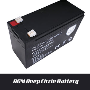 12V 9AH AMP Hour Battery AGM SLA Deep Cycle Dual Fridge Solar Power 12 VOLT