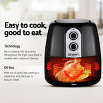 Devanti 7L Oil Free Air Fryer - Black