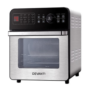 Devanti Air Fryer 18L Fryers Oil Free Oven Airfryer Kitchen Cooker Accessories