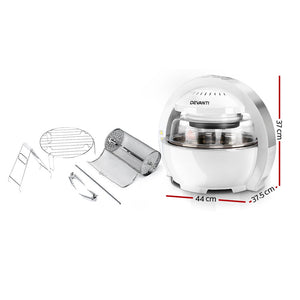 Devanti 13L Air Fryer Oven Cooker - White