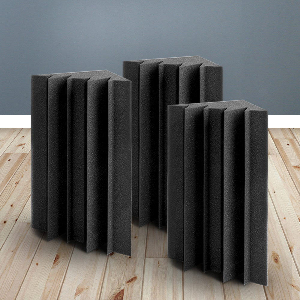 20pcs Studio Acoustic Foam Sound Absorption Proofing Panels Corner DIY