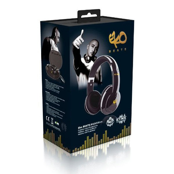 ICY BOX Big City Vibes Headphones - Black (IB-HPh2)