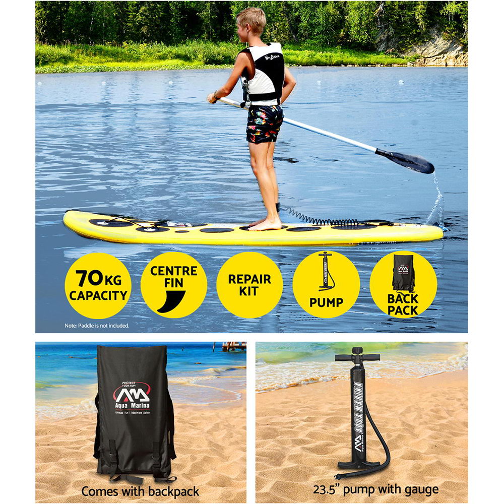 Aqua Marina 1 Person Inflatable Stand-up Paddle Board