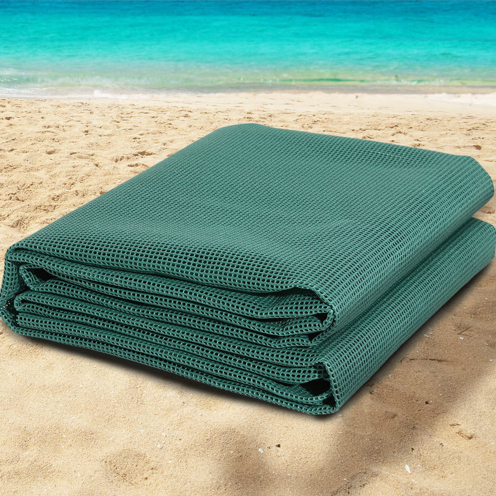 Weisshorn 4M X 2.5M Annex Matting Floor Mats Mesh Caravan Park Camping Green