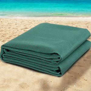 Weisshorn 4M X 2.5M Annex Matting Floor Mats Mesh Caravan Park Camping Green