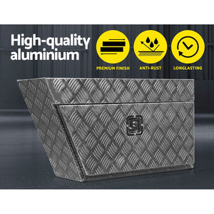 Giantz Pair of Under Tray Undertray Tool Box Aluminium Alloy Underbody Toolbox