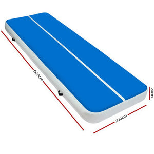 Everfit 6 X 2M Inflatable Gymnastics Track Mat