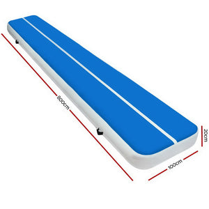 Everfit 8 X 1M Inflatable Gymnastics Track Mat