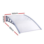 Instahut Window Door Awning Door Canopy Outdoor Patio Sun Shield 1.5mx1m DIY