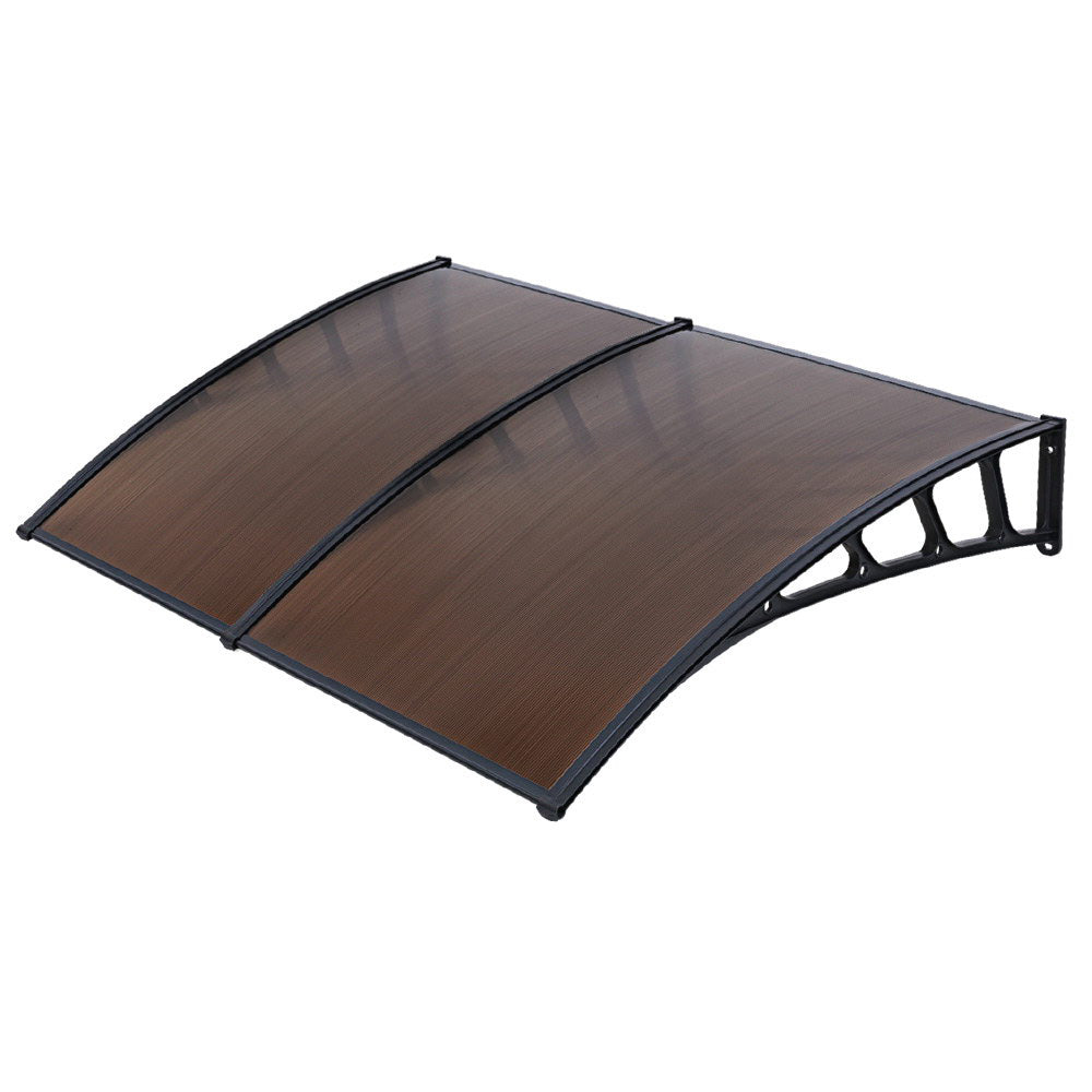 Instahut Window Door Awning Door Canopy Outdoor Patio Cover Shade 1.5mx2m DIY BR