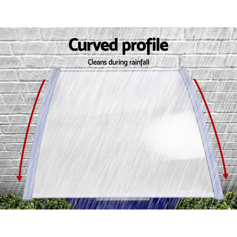 Instahut Window Door Awning Door Canopy Outdoor Patio Sun Shield 1.5mx4m DIY