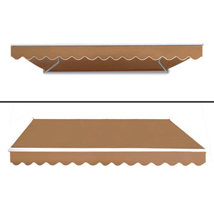 Instahut 3M x 2.5M Outdoor Folding Arm Awning - Beige