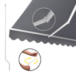 Instahut 3M x 2.5M Outdoor Folding Arm Awning - Pegru