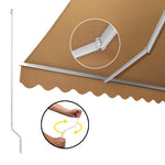 Instahut 4M x 2.5M Outdoor Folding Arm Awning - Beige