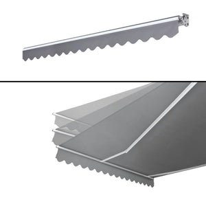 Instahut 4M x 2.5M Outdoor Folding Arm Awning - Pegru
