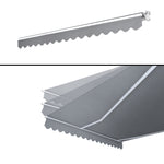 Instahut 4M x 3M Outdoor Folding Arm Awning - Pegru
