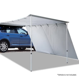 Weisshorn Car Shade Awning 2 X 3M W/ Extension 3 X 2M   Grey